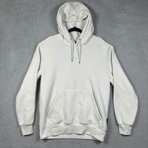 Sonneti London Men's L Essential Hoodie Off White Pullover Fleece Sweatshirt